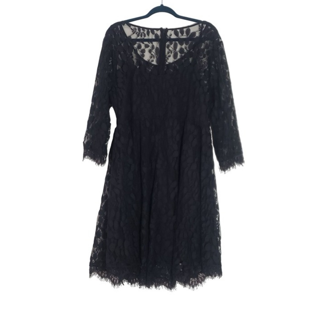 Torrid Black Lace Long Sleeve Dress- cocktail formal